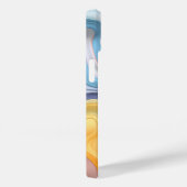 Pastell Plastische Flüssigkeit Abstrakt Case-Mate iPhone Hülle (Rückseite / Rechts)