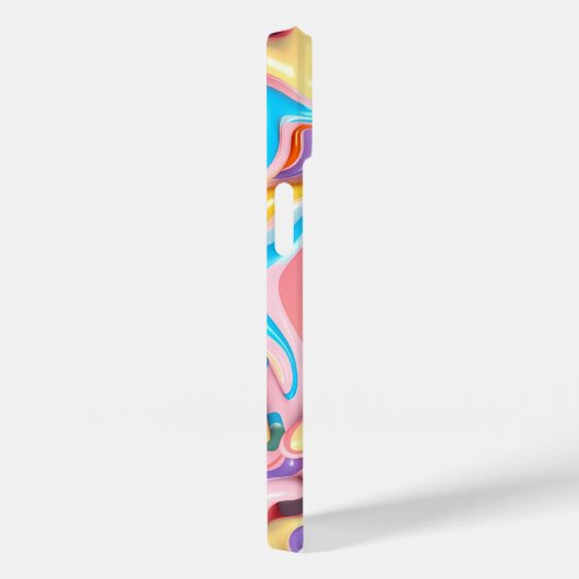 Pastell Plastische Flüssigkeit Abstrakt Case-Mate iPhone Hülle (Rückseite / Rechts)