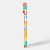 Pastell Plastische Flüssigkeit Abstrakt Case-Mate iPhone Hülle (Rückseite / Links)