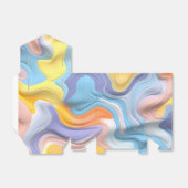 Pastell Plastische Flüssigkeit Abstrakt Geschenkschachtel (Ungefaltet)