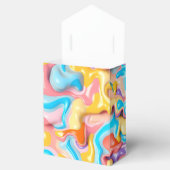 Pastell Plastische Flüssigkeit Abstrakt Geschenkschachtel (Geöffnet)