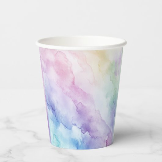 Pastell Pop Paper Cup Pappbecher (Rückseite)