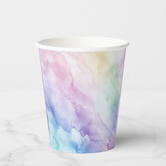 Pastell Pop Paper Cup Pappbecher (Vorderseite)
