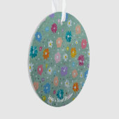 Pastell-Posie-Ornamente Ornament (Vorderseite)