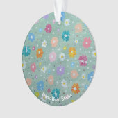 Pastell-Posie-Ornamente Ornament (Vorderseite)
