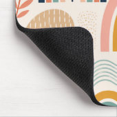 Pastell-Prisma-Bogen Abstractes Oberflächenmuster Mousepad (Ecke)
