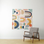 Pastell-Prisma-Bogen Abstractes Oberflächenmuster Wandteppich (Beispiel (Horizontal))