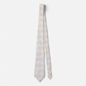Pastell-Psychedelisches-Tie-Dye-Muster Krawatte (Vorderseite)
