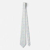 Pastell-Psychedelisches-Tie-Dye-Muster Krawatte (Vorderseite)
