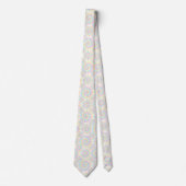 Pastell-Psychedelisches-Tie-Dye-Muster Krawatte (Vorderseite)