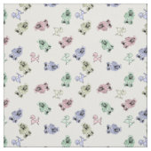 Pastell-Pudel Stoff (Muster)