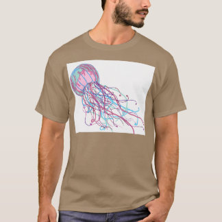 Pastell-Qualle T-Shirt