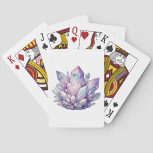 Pastell-Quarz-Cluster Spielkarten