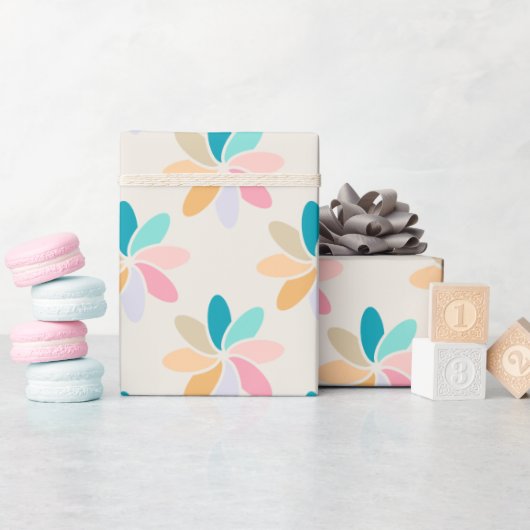 Pastell-Rad-Geschenkpapier Geschenkpapier (Babyparty)