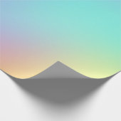 Pastell Rainbow Gradient Wrapping Paper Geschenkpapier (Ecke)