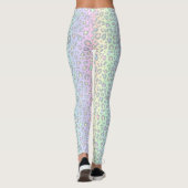Pastell Rainbow Leopard Leggings (Rückseite)