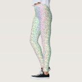 Pastell Rainbow Leopard Leggings (Links)