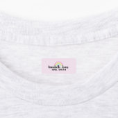 Pastell Rainbow Pink wasserdicht Etiketten (Befestigt)
