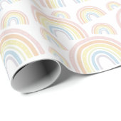 Pastell Rainbow Wrapping Paper Geschenkpapier (Rolleneckpunkt)