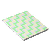 Pastell Rectangle Muster Weiße gestrichelte Linien Notizblock (angewinkelt)