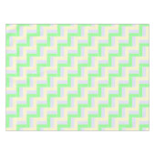 Pastell Rectangle Muster Weiße gestrichelte Linien Tischdecke (Vorderseite (Horizontal))