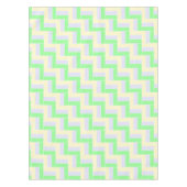 Pastell Rectangle Muster Weiße gestrichelte Linien Tischdecke (Vorderseite)