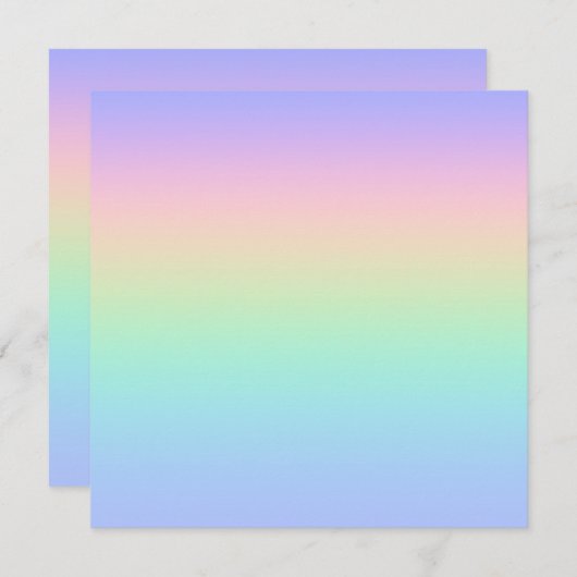 Pastell Regenbogen (Vorne/Hinten)