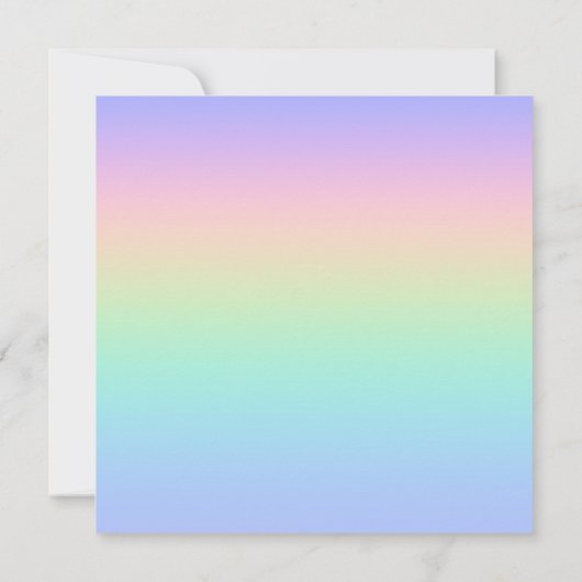 Pastell Regenbogen (Rückseite)