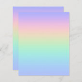 Pastell Regenbogen (Vorne/Hinten)