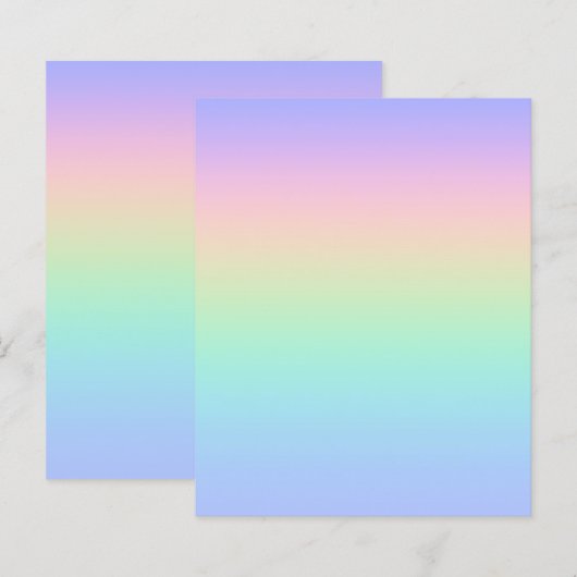 Pastell Regenbogen (Vorne/Hinten)