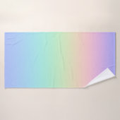 Pastell Regenbogen Badehandtuch (Badehandtuch)