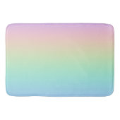 Pastell Regenbogen Badematte (Vorderseite)