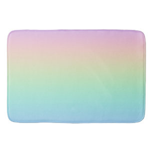 Pastell Regenbogen Badematte