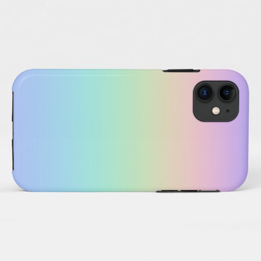 Pastell Regenbogen Case-Mate iPhone Hülle (Rückseite (Horizontal))