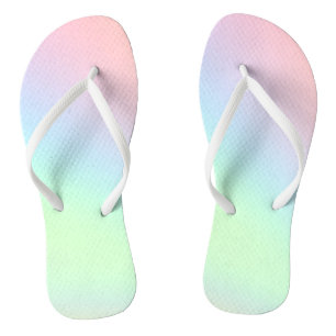 Pastell-Regenbogen der Farben Badesandalen