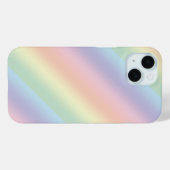 Pastell-Regenbogen-Design Case-Mate iPhone Hülle (Rückseite (Horizontal))
