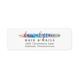 Pastell Regenbogen Farbe Benutzerdefiniertes Logo 