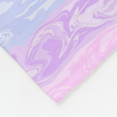 Pastell Regenbogen Fleecedecke (Ecke)