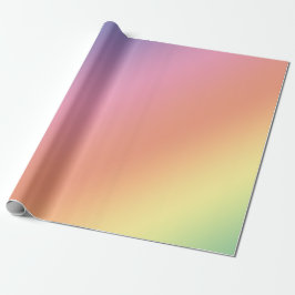 Pastell-Regenbogen-Geschenkpapier Geschenkpapier