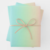 Pastell Regenbogen Geschenkpapier Set (Beispiel)