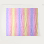 Pastell-Regenbogen-Glitter Wandteppich (Vorderseite (Horizontal))