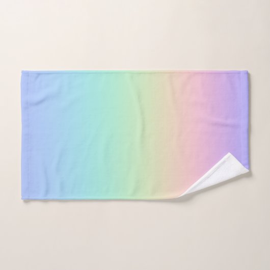 Pastell Regenbogen Handtuch (Handtuch)