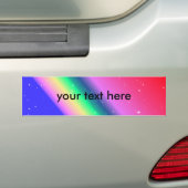 Pastell Regenbogen hübsch Autoaufkleber (Auf Auto)