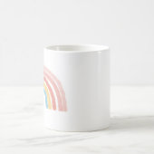 Pastell-Regenbogen Kaffeetasse (Mittel)