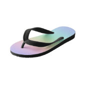 Pastell Regenbogen Kinderbadesandalen (Schrägansicht)