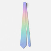 Pastell Regenbogen Krawatte (Vorderseite)