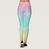 Pastell-Regenbogen Leggings (Rückseite)