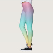 Pastell-Regenbogen Leggings (Links)