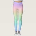 Pastell Regenbogen Leggings<br><div class="desc">Ein pastellfarbener Regenbogen-Farbverlauf.</div>