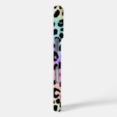 Pastell-Regenbogen-Leopardenprint monogrammiert Case-Mate iPhone Hülle (Rückseite / Rechts)